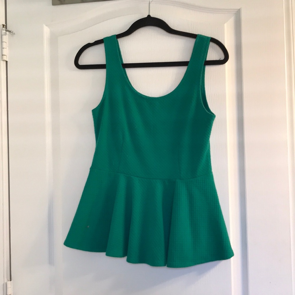Green blouse